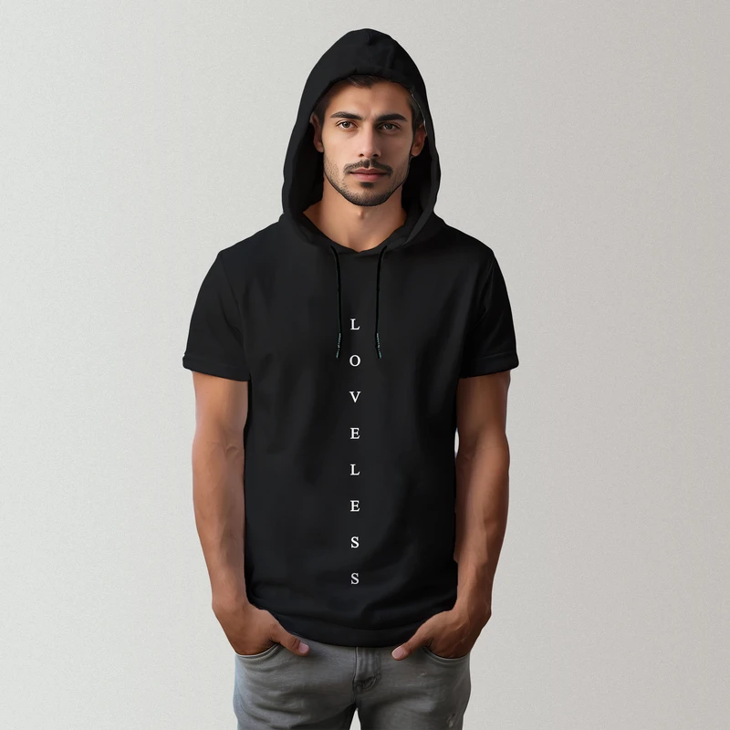 تی شرت کلاه دار مردانه مدل C14030218c