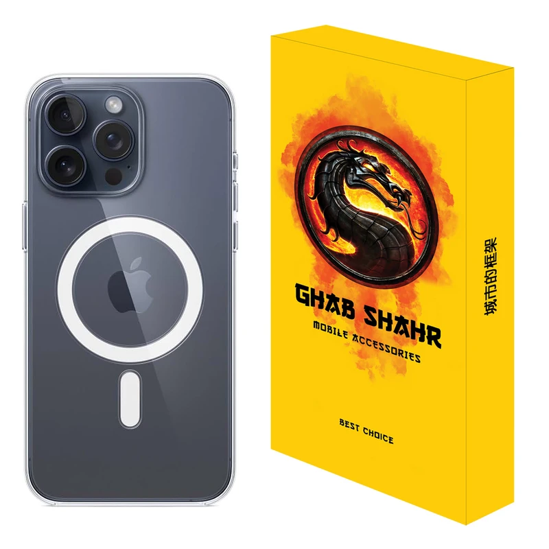 کاور قاب شهر مدل MGSAFE مناسب برای گوشی موبایل اپل iPhone 15 Pro