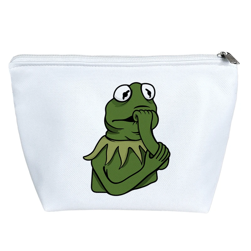 کیف لوازم آرایش دخترانه خندالو مدل Kermit کد H987