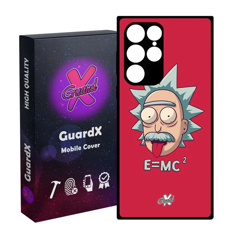 کاور گارد ایکس طرح Rick and Morty مدل Glass10046 مناسب برای گوشی موبایل سامسونگ Galaxy S23 Ultra