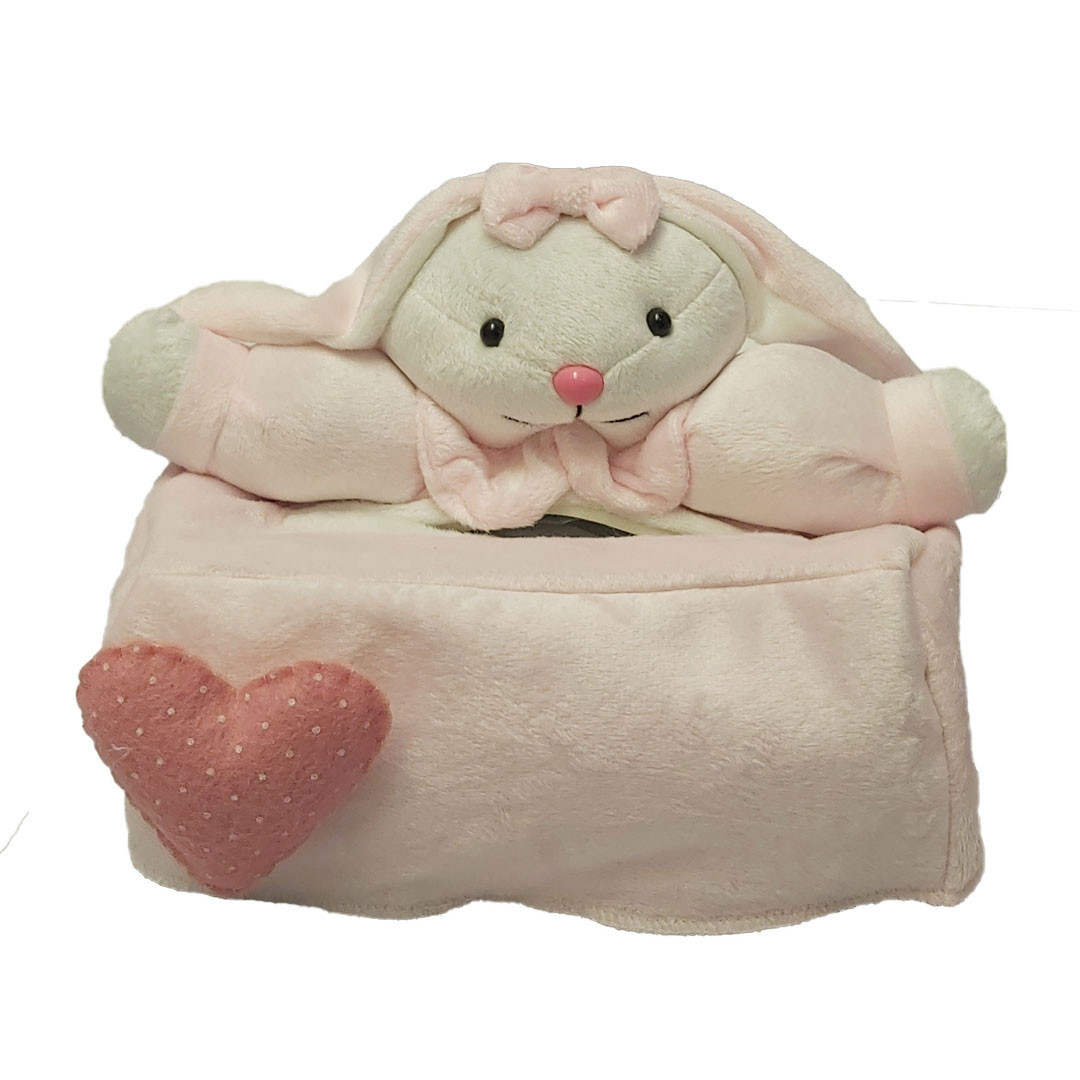 ست سطل و جادستمال کاغذی اتاق کودک  مدل خرگوش