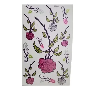 تتو موقت طرح گل کد 81