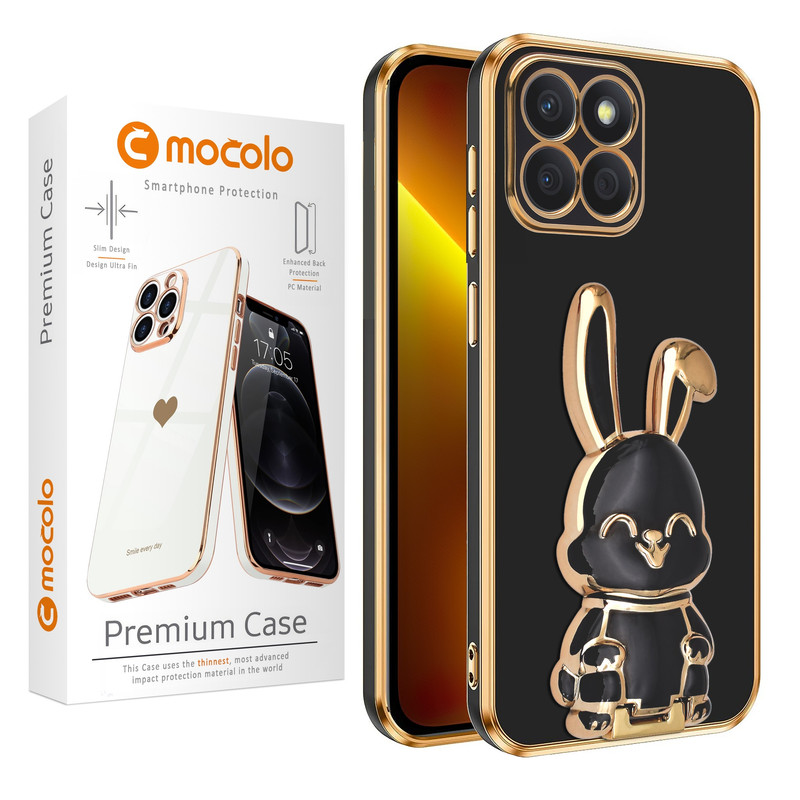 کاور موکولو مدل Lapin مناسب برای گوشی موبایل آنر Honor X6 / X8 5G به همراه پایه نگهدارنده