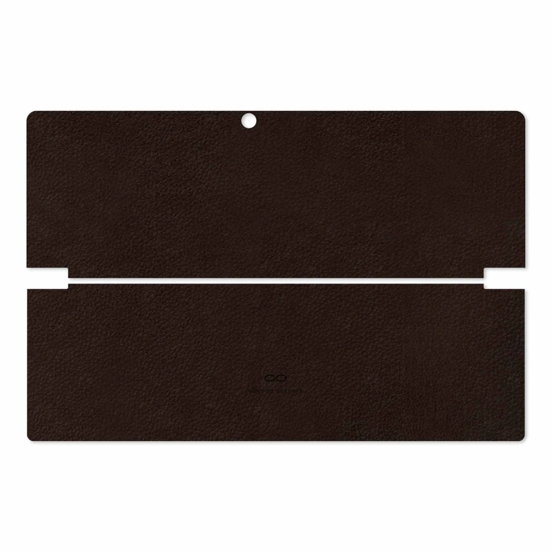 برچسب پوششی ماهوت مدل Dark-Brown-Leather مناسب برای تبلت لنوو Miix 510 2016