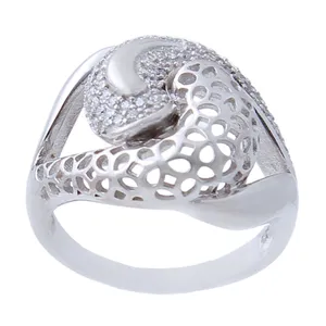  انگشتر نقره زنانه بازرگانی میلادی کد AWR_695