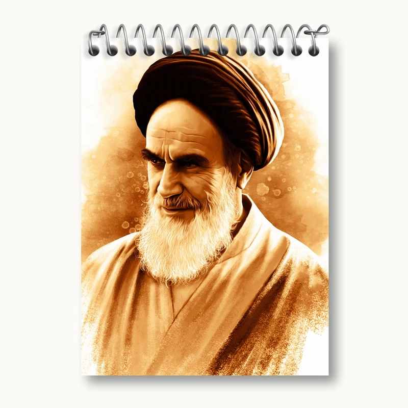 دفتر یادداشت 50 برگ خندالو مدل امام خمینی (ره) کد 2553