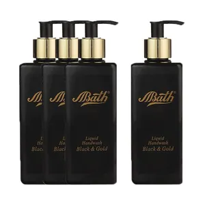 مایع دستشویی بس مدل Black and Gold حجم 500 میلی لیتر بسته 4 عددی 