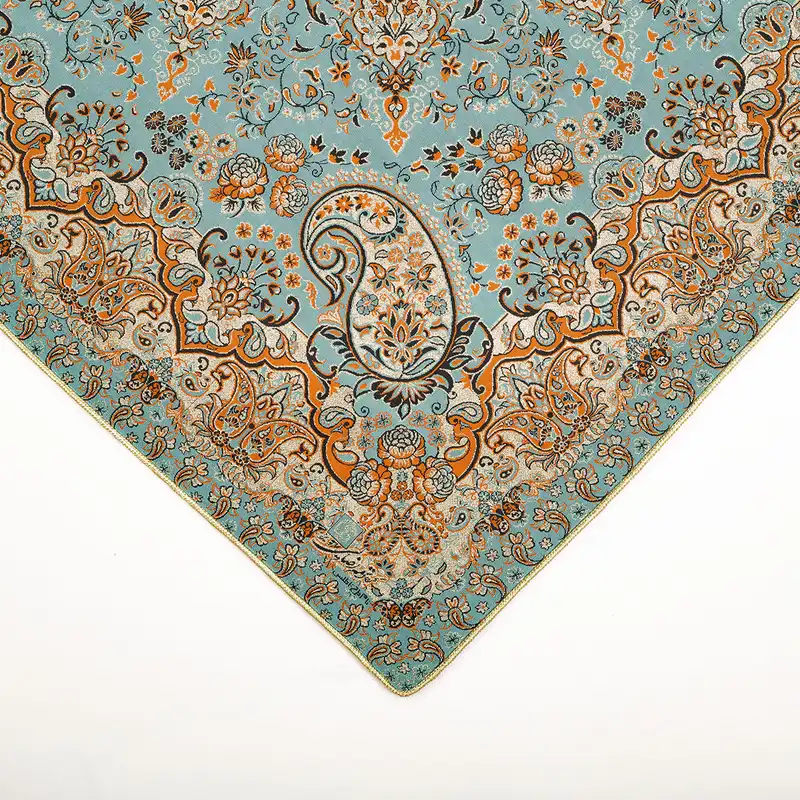 رومیزی ترمه رضایی طرح اطلس مدل مربع