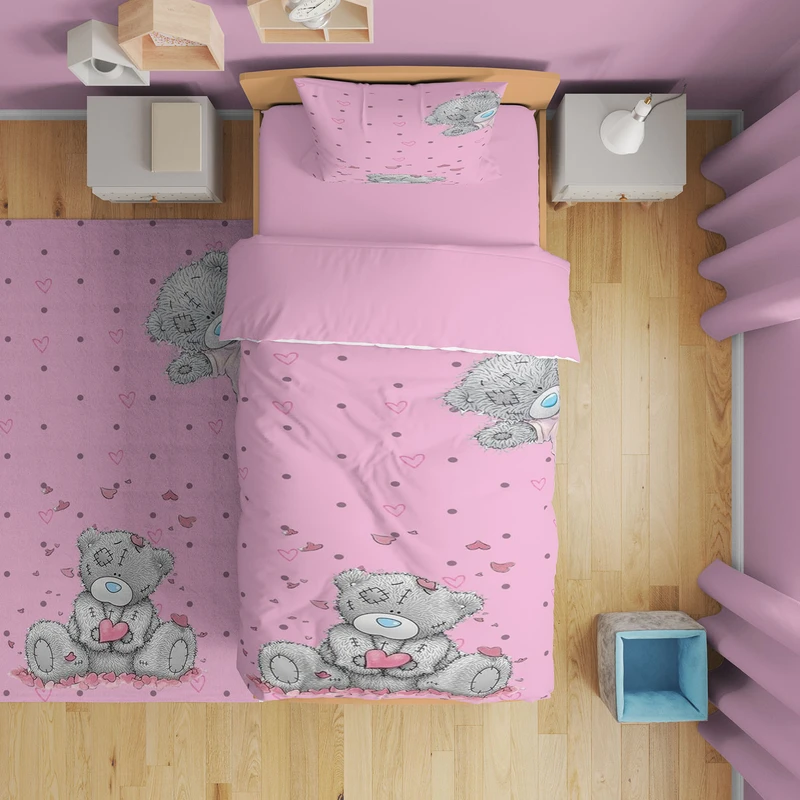  سرویس خواب 1 نفره 4 تکه مدل A089 میکروچاپ دیجیتال 