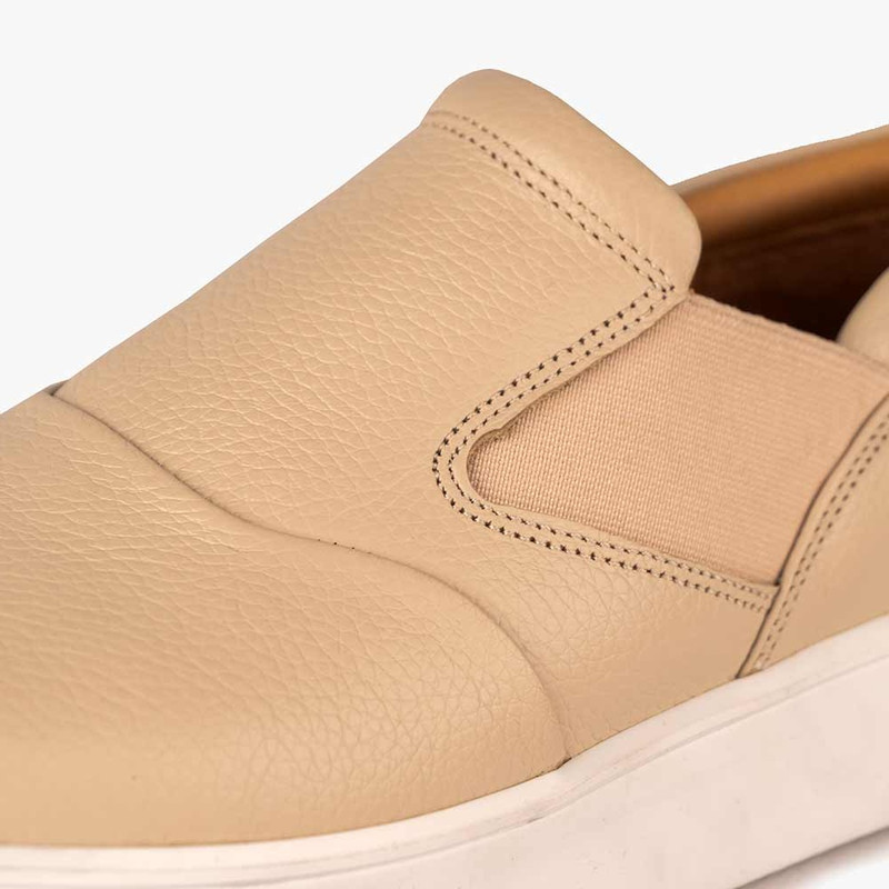 کفش روزمره زنانه چرم باربارا مدل 002