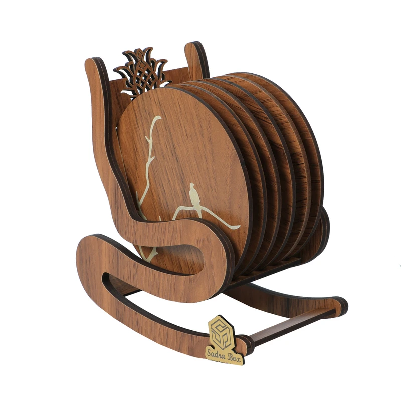 زیر لیوانی مدل zl003takprnd مجموعه 6 عددی 