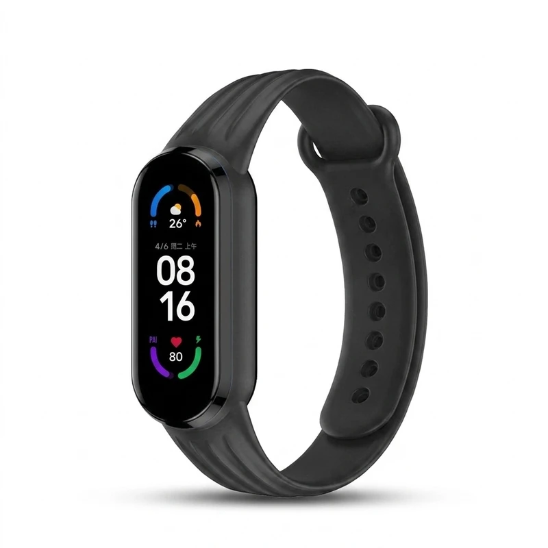 بند اسپریگ مدل nv silicone مناسب برای ساعت هوشمند شیائومی mi band 4-5-6