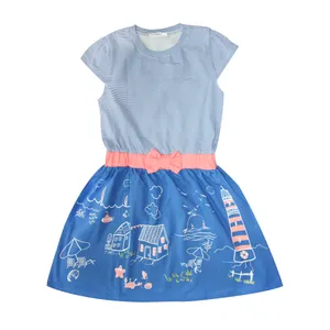 پیراهن دخترانه اوزکان کد 1257