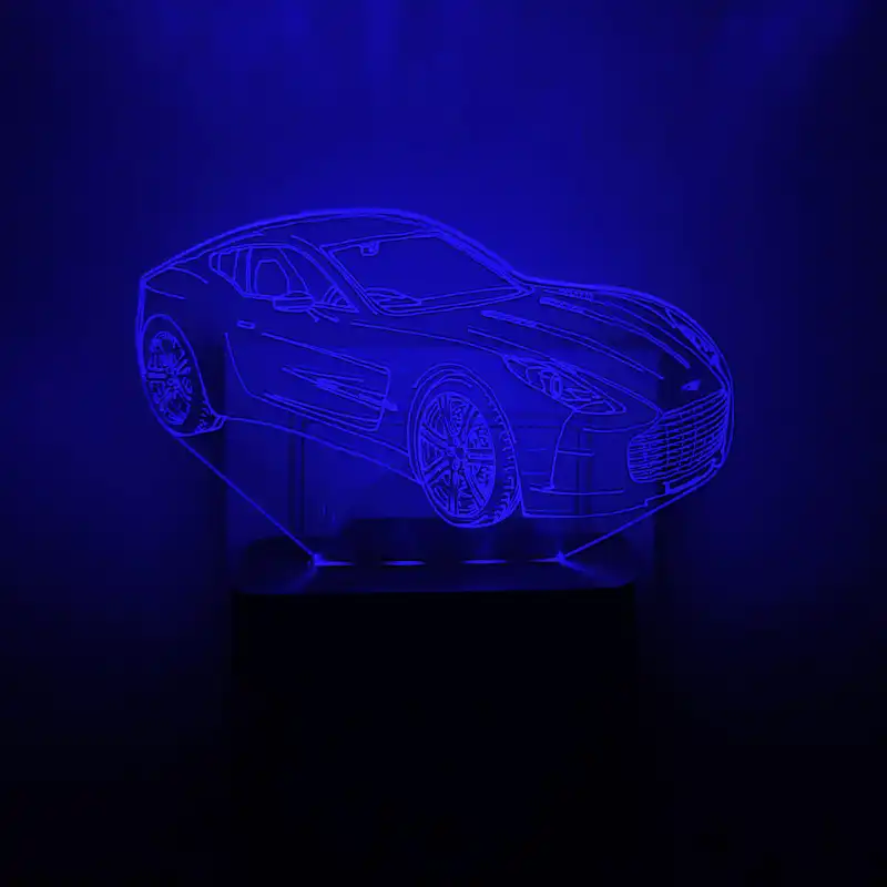 چراغ خواب اتاق کودک طرح ماشین مدل دیواری