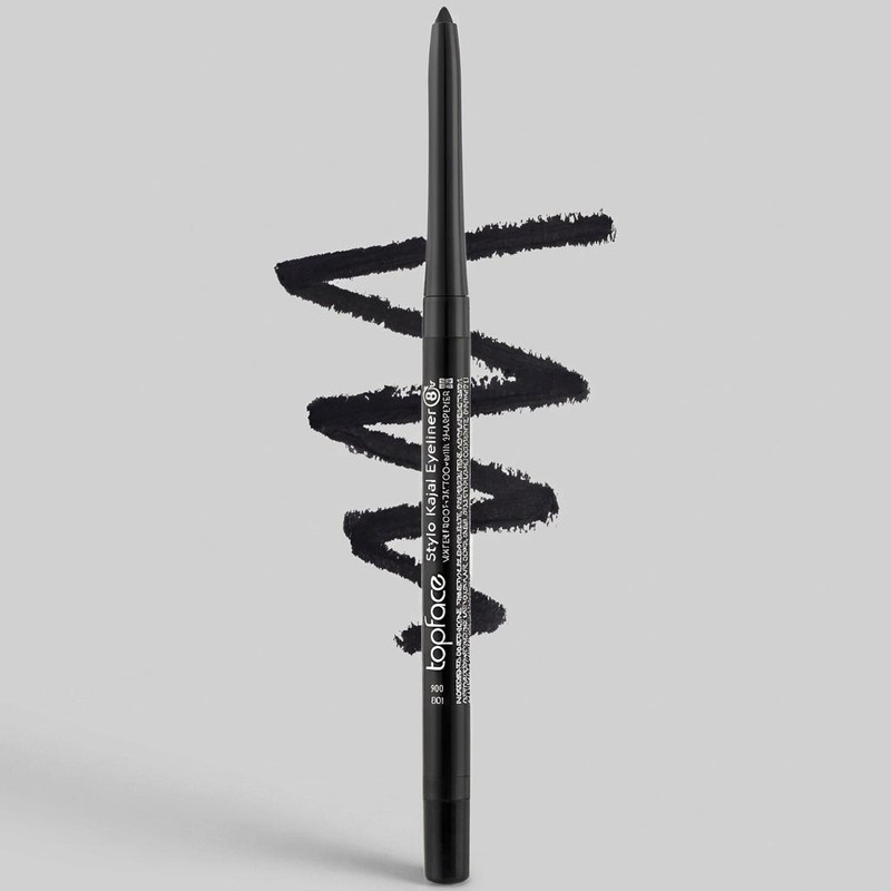 مداد چشم تاپ فیس مدل STYLO KAJAL رنگ مشکی کد 001
