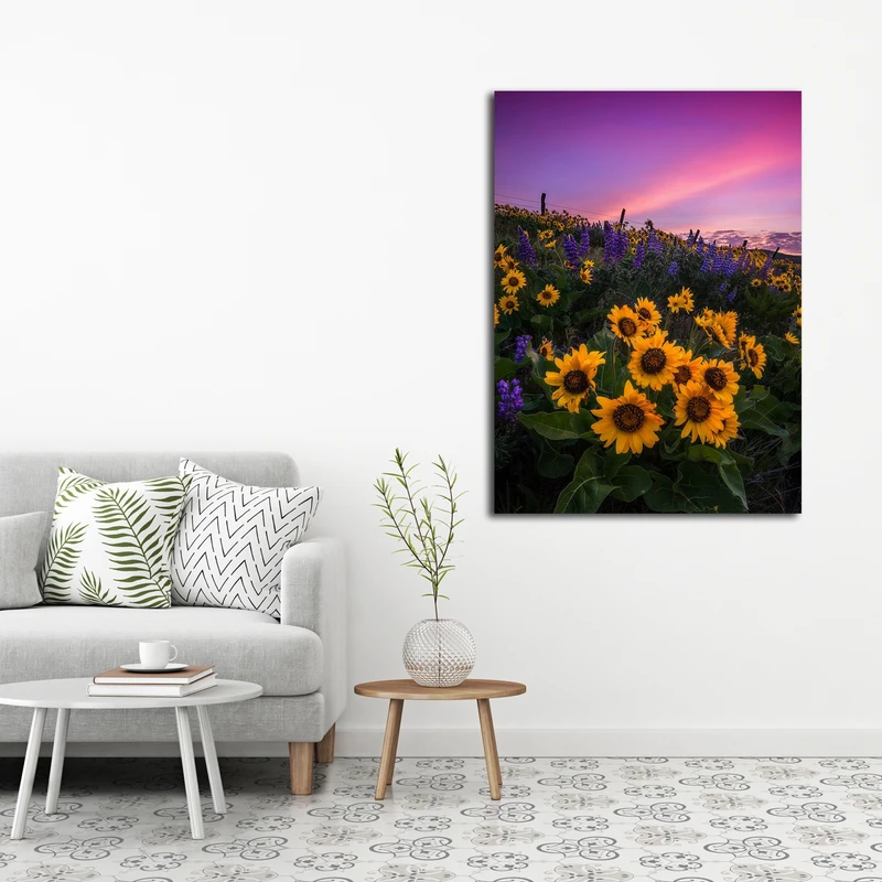 تابلوشاسی طرح مزرعه آفتابگردان کد 12