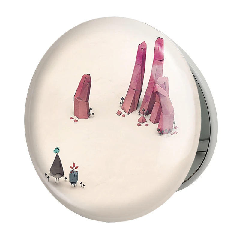 آینه جیبی خندالو طرح بازی گریس (Gris) مدل تاشو کد 35551