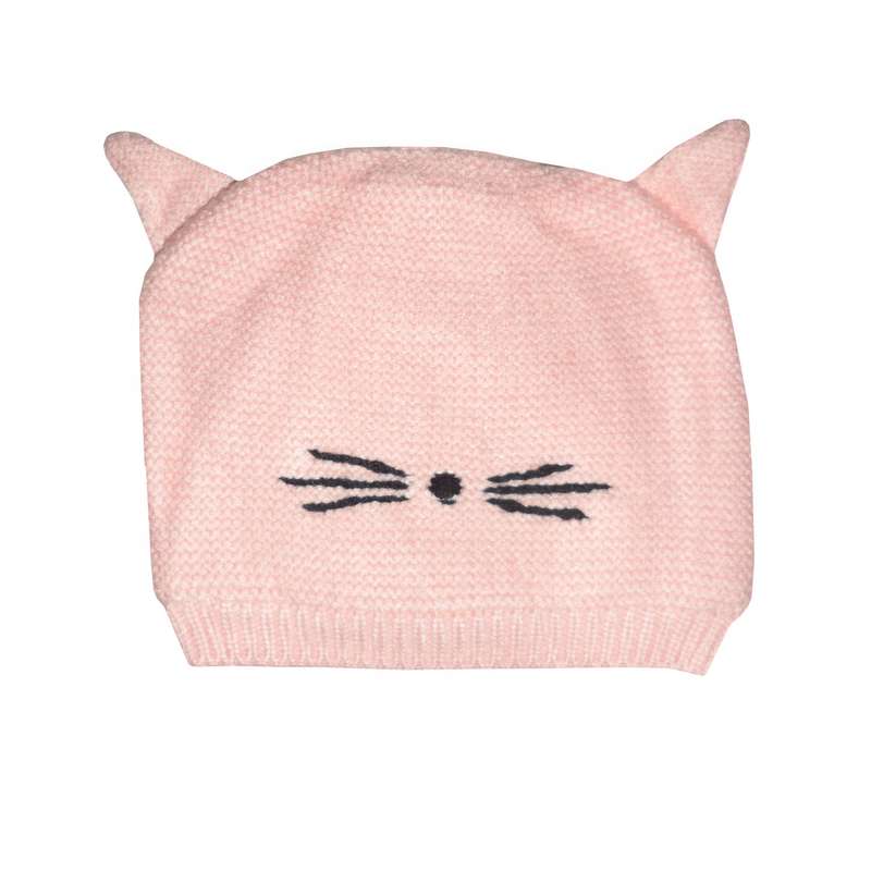 کلاه بافتنی نوزادی مدل گربه G-R