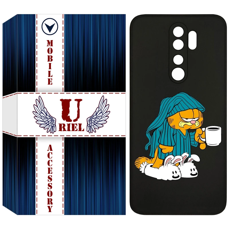 کاور یوریل مدل KSH کد 72 طرح گارفیلد مناسب برای گوشی موبایل شیائومی Redmi Note 8 Pro