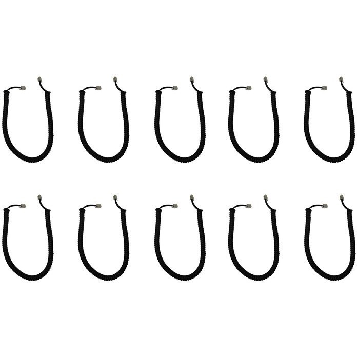 سیم تلفن مدل 2 متری بسته 10 عددی