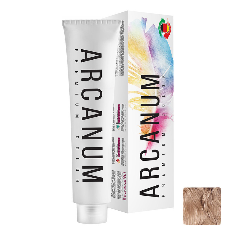 رنگ مو آرکانوم شماره P9 9/21 حجم 100 میلی لیتر رنگ بلوند مرواریدی خیلی روشن