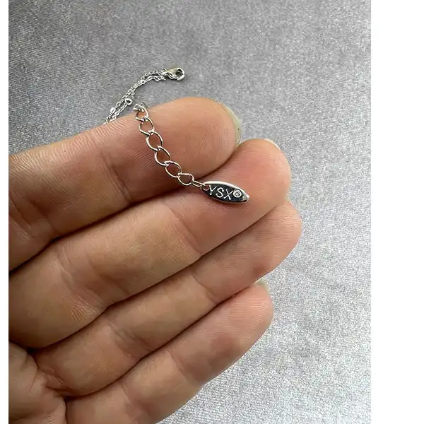 پابند زنانه وای اس ایکس مدل چشم نظر دو ردیفه کد 15963