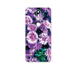 MAHOOT Purple-Flower Cover Sticker for Nokia X71