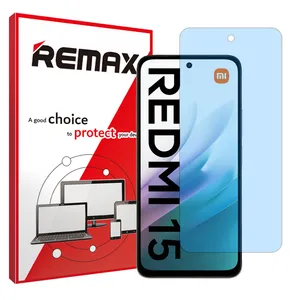 Remax Resistant model matte anti blue ray screen protector suitable for Xiaomi Redmi 15 4G mobile phone