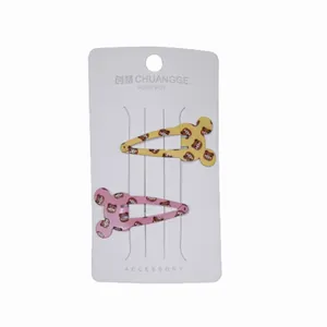 گیره مو دخترانه مدل عروسکی مجموعه 2 عددی