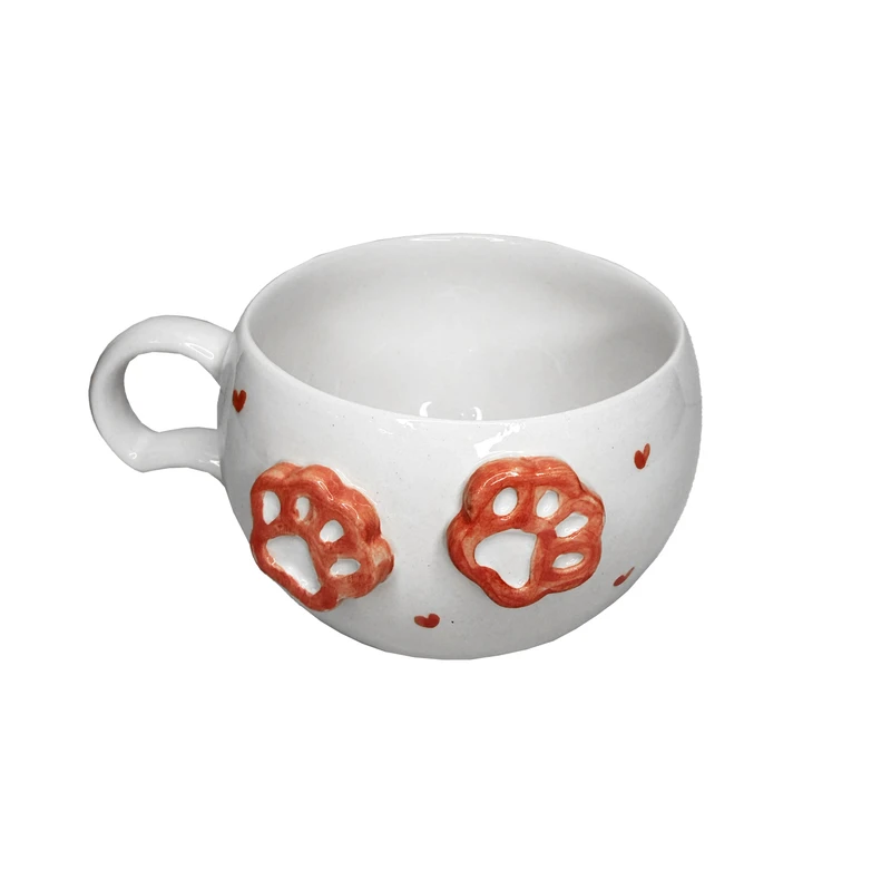 ماگ سرامیکی مدل پنجه برجسته