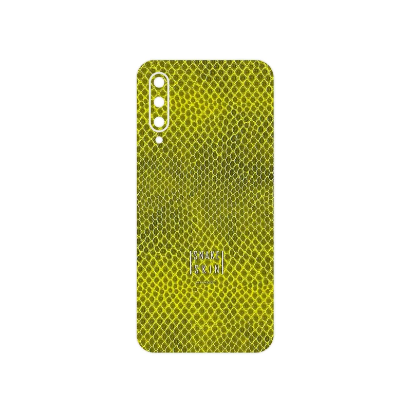 برچسب پوششی ماهوت مدل Yellow Snake Skin مناسب برای گوشی موبایل شیائومی Mi A3