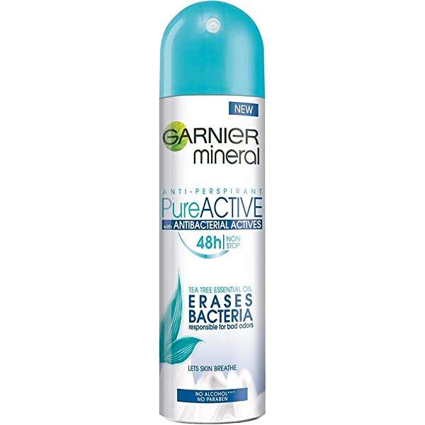 اسپری ضد تعریق زنانه گارنیه مدل PURE ACTIVE حجم 150 میلی لیتر اسپری ضد تعریق زنانه گارنیه مدل PURE ACTIVE حجم 150 میلی لیتر