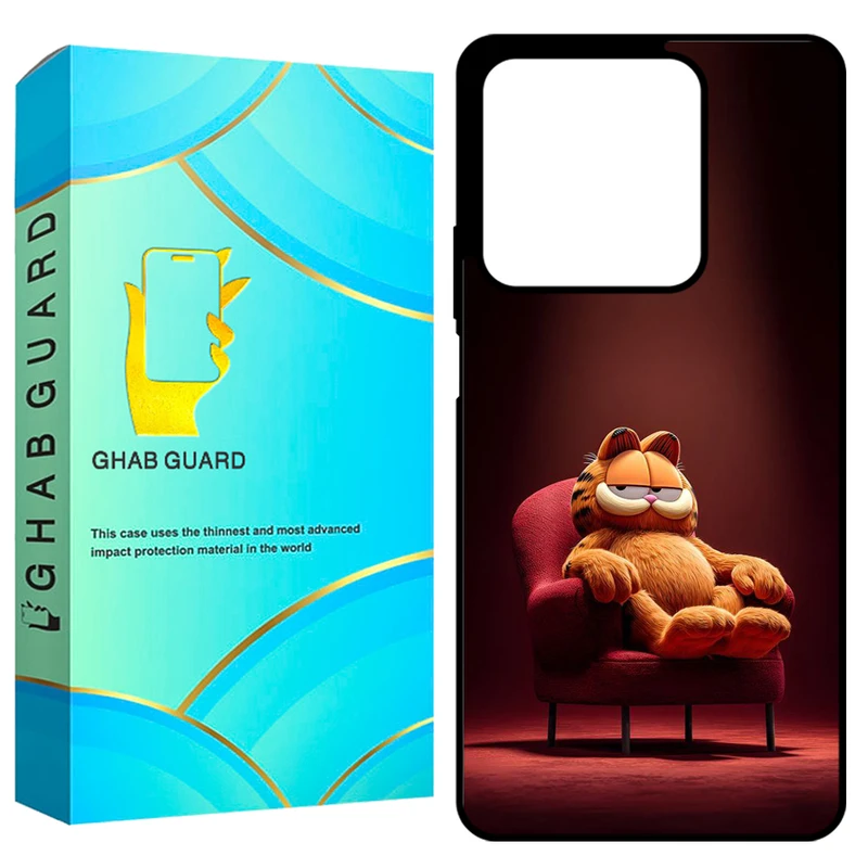 کاور قاب گارد طرح گارفیلد مدل GCHPN134 مناسب برای گوشی موبایل شیائومی Redmi Note 13 4G 