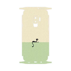 MAHOOT Minimal Internet Cat Icon-FullSkin Cover Sticker for Samsung Galaxy S9 Plus