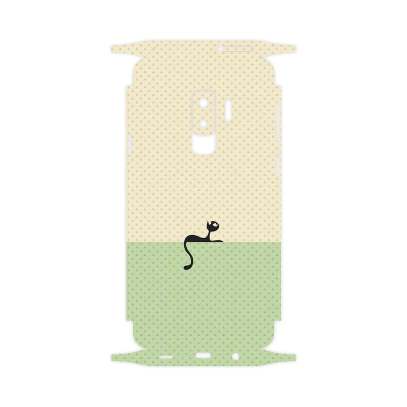 برچسب پوششی ماهوت مدل Minimal Internet Cat Icon-FullSkin مناسب برای گوشی موبایل سامسونگ Galaxy S9 Plus