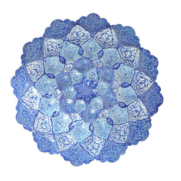 بشقاب میناکاری مدل بته کد 625 بشقاب میناکاری مدل بته کد 625