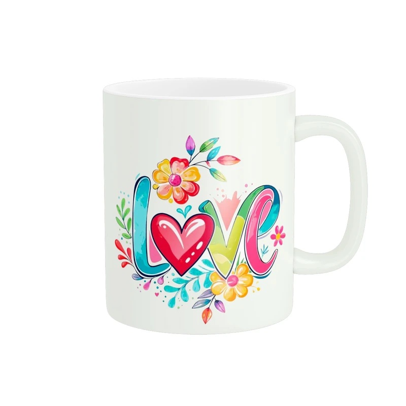 ماگ پاد آفرین طرح LOVE کد 3487