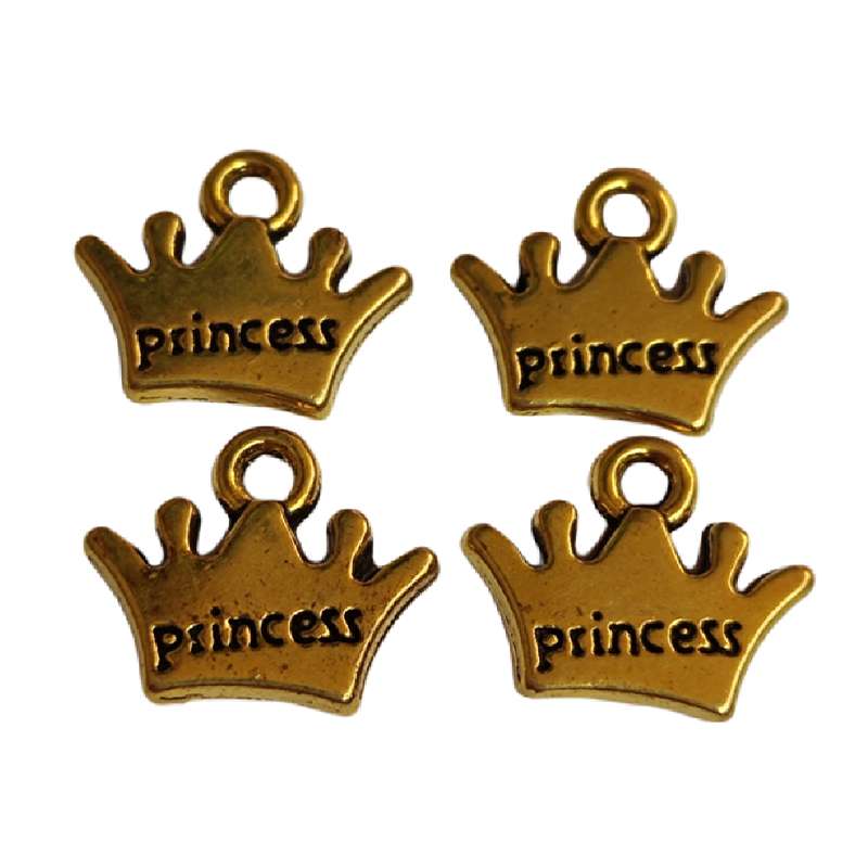 آویز دستبند مدل پرنسس بسته 4 عددی