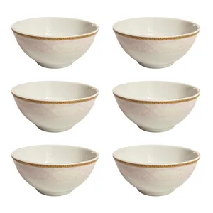 کاسه چینی پردیس کاشان مدل صنم 463 بسته 6 عددی