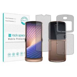 Matte Rockspace HyMTT screen protector suitable for Motorola Razr 5G mobile phone with back protector