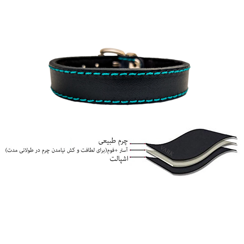 دستبند چرم وارک مدل پرهام کد rb382