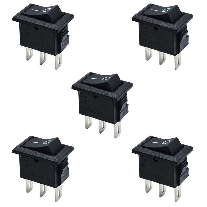 کلید راکر مدل 3 پایه KCD1-11 بسته 5 عددی