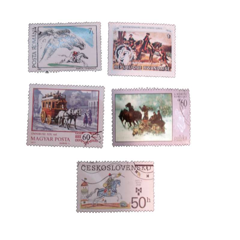 تمبر یادگاری مدل ملل کد DS1576 مجموعه 5 عددی