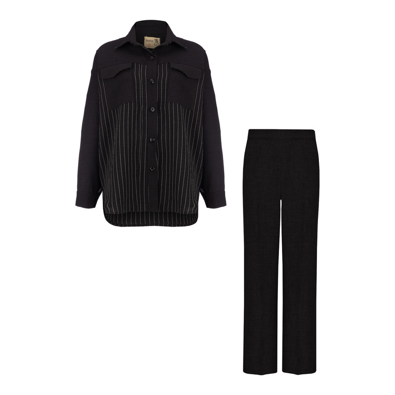 ست شومیز و شلوار زنانه السانا کد 209301