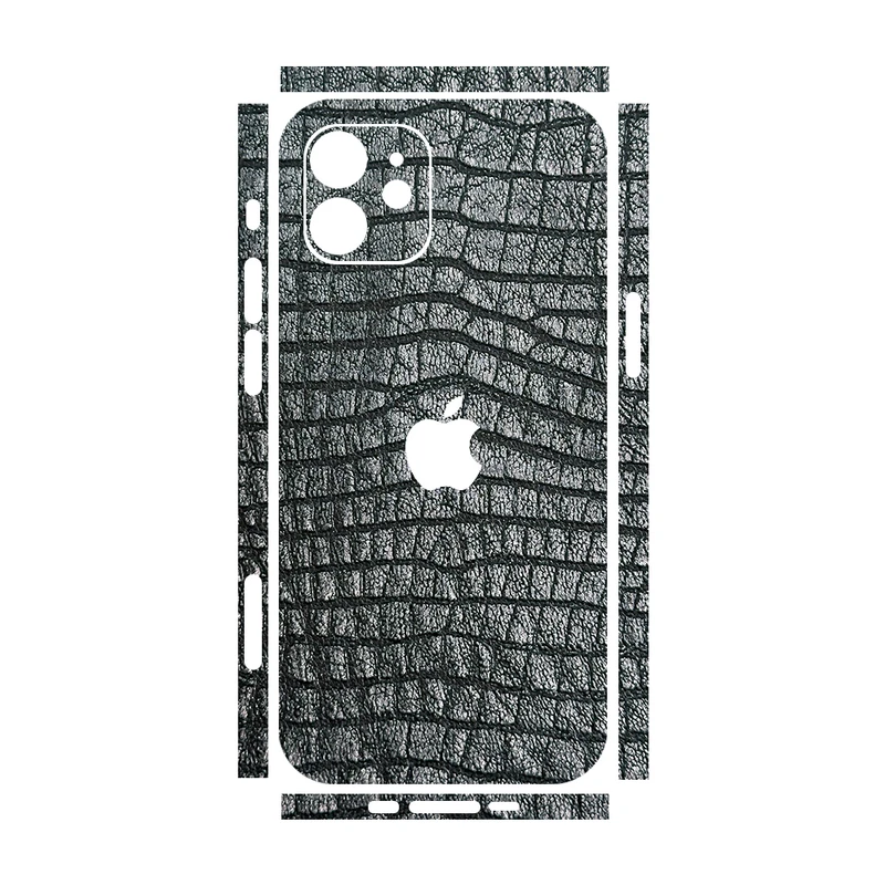 برچسب پوششی ریمکس مدل Leth طرح پوست ماری مناسب برای گوشی موبایل اپل iPhone 12