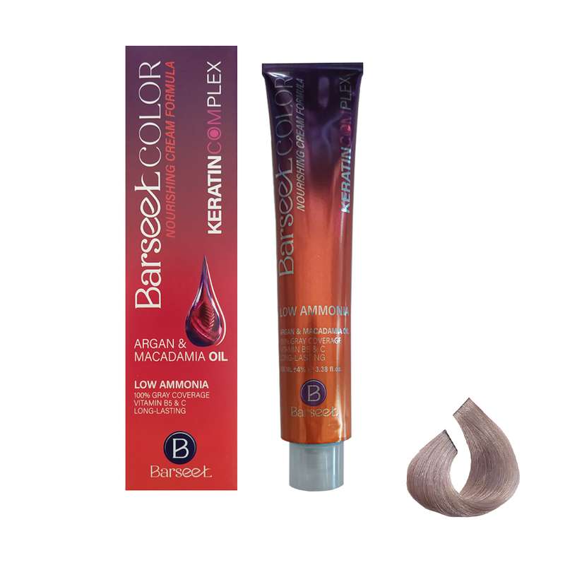 رنگ مو بارسل شماره 12.1 حجم 100 میلی لیتر رنگ بلوند پلاتینه دودی روشن