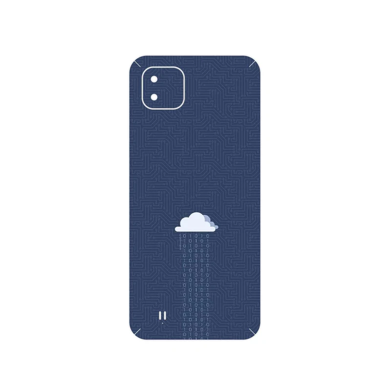 برچسب پوششی ماهوت مدل Minimal Data Cloud مناسب برای گوشی موبایل ریلمی C11 2021