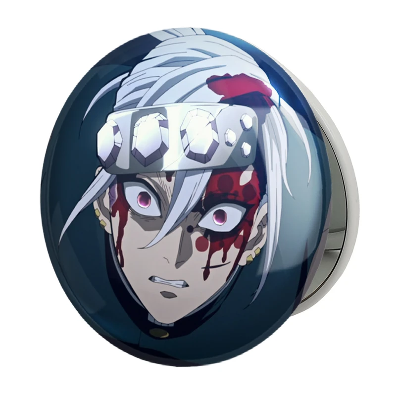 آینه جیبی خندالو طرح تنگن اوزویی انیمه شیطان کش مدل تاشو کد 12787 