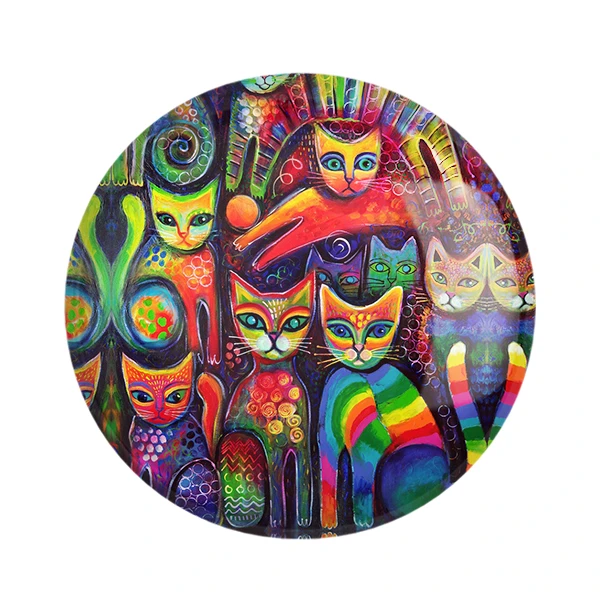 مگنت خندالو طرح نقاشی انتزاعی کد 5319