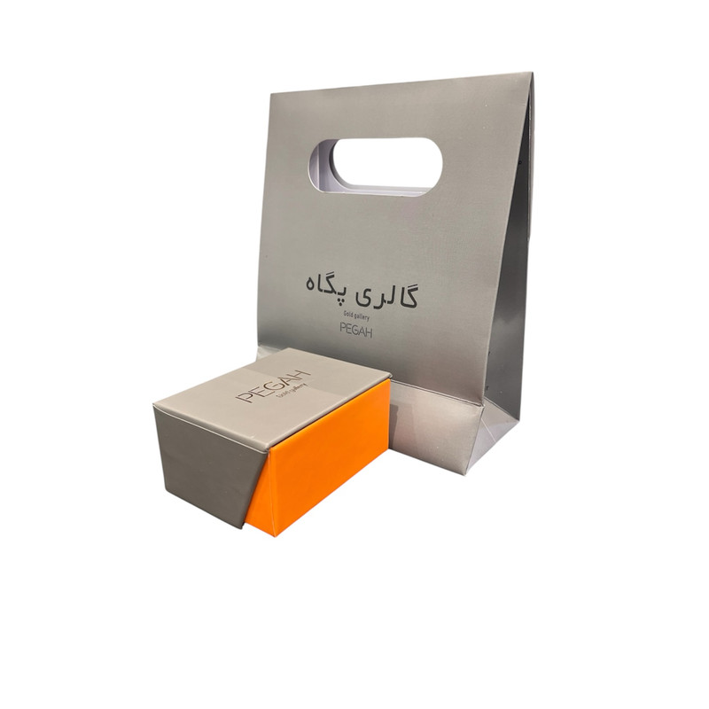 دستبند طلا 18 عیار مردانه گلد پگاه گالری مدل نورا کد 07